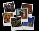 A desktop background collage from Millennium's TEOTWAWKI.