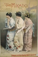 An image related to Gilbert and Sullivan whose music was used in Millennium.