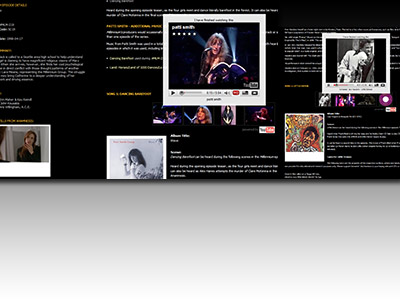 An informative and detailed guide to the incidental music heard in Millennium, contained within our Music Profiles.